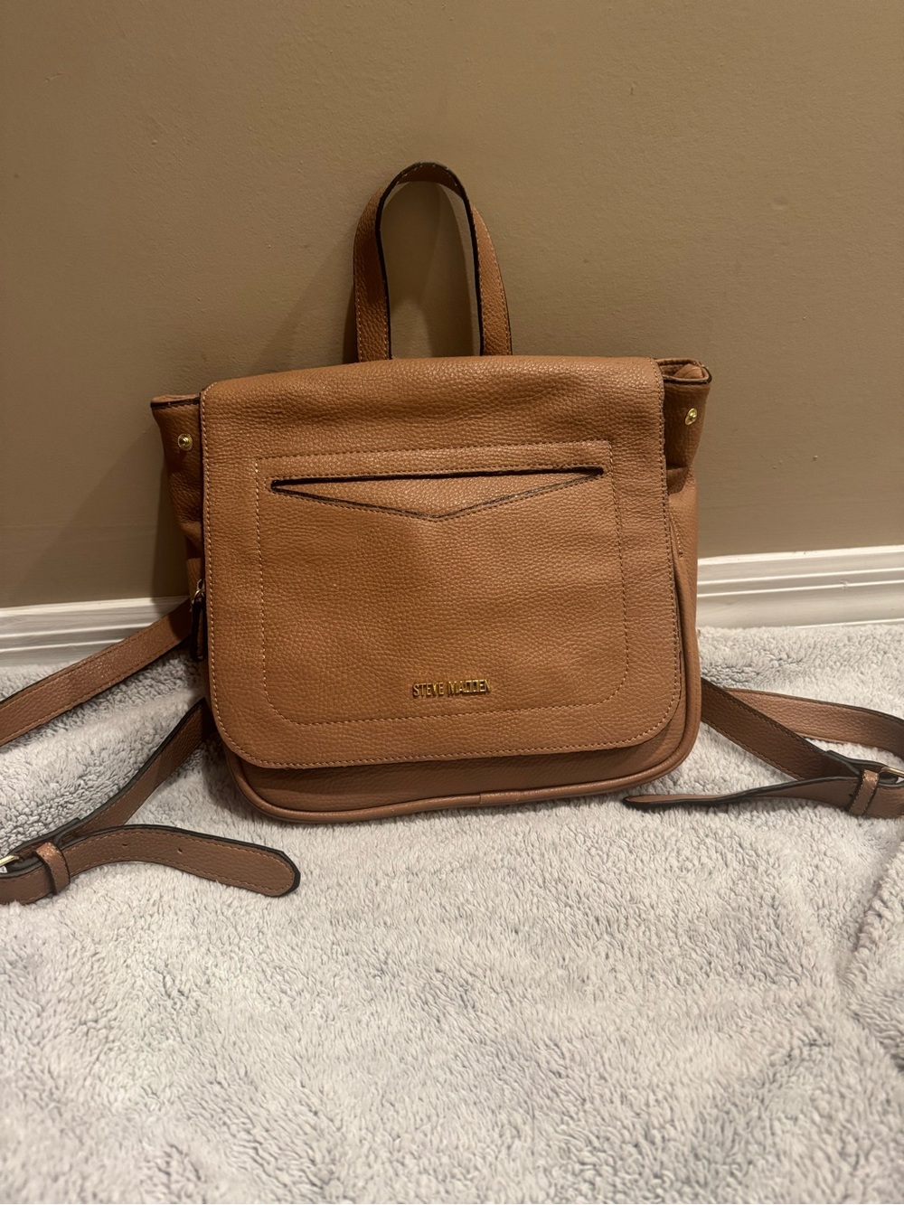 Steve Madden brown Backpack Purse